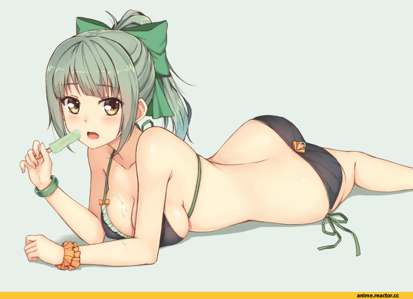 Anime Ero, Anime Ero Swim, Anime Art, Kantai Collection, yuubari (kantai collection), terras, Anime
