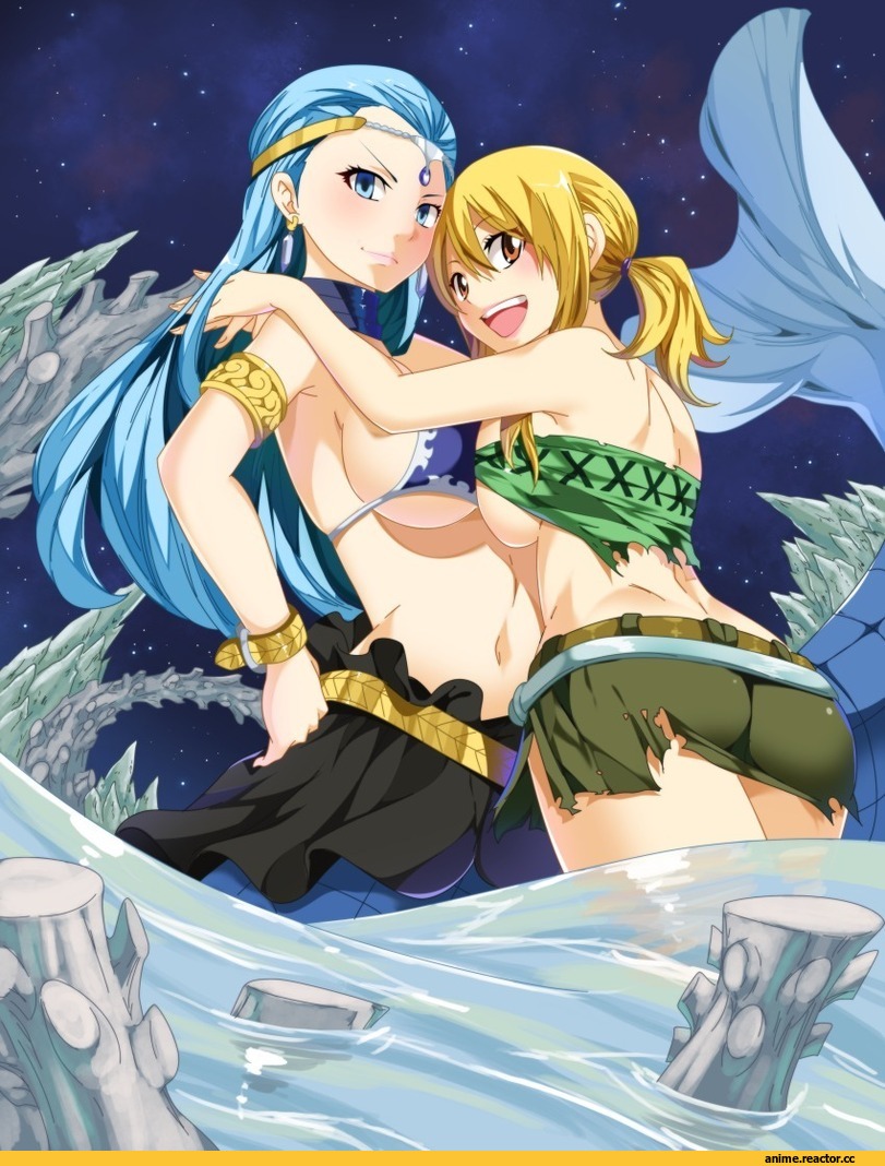 Lucy Heartfilia, Fairy Tail, Aquarius, Anime Ero, Anime Ero Swim, Anime Ero Ass, Anime