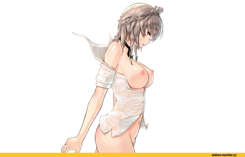touhou, Izayoi Sakuya, Anime Ero Oppai, Anime Ero, Anime