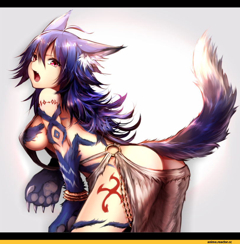 Granblue Fantasy, Inumimi, Animal Ears, Anime Ero, suke, fenrir (shingeki no bahamut), Shingeki no Bahamut, Anime