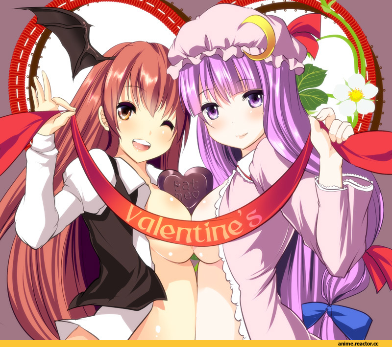 Anime Ero, Touhou Project, Koakuma, Patchouli Knowledge, maki (seventh heaven maxion), Anime