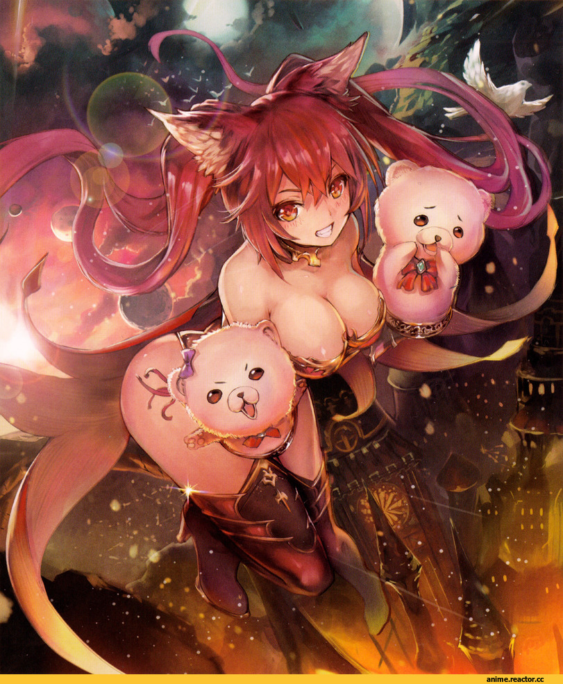 Shingeki no Bahamut, genesis, Cerberus (shingeki no bahamut), Anime Ero, Animal Ears, Inumimi, Anime