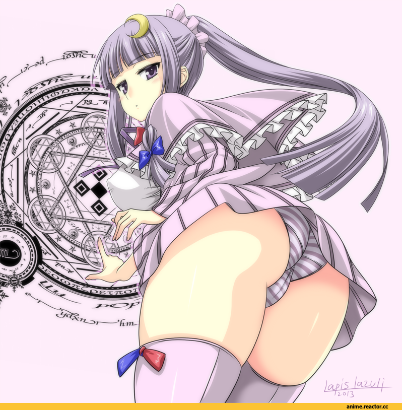 Patchouli Knowledge, Touhou Project, umyonge (lkakeu), Adult pantsu, Anime Ero, oshiri, Anime Ero Oppai, Anime
