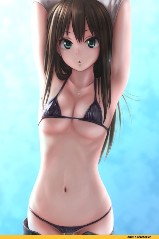 Anime Art, akahige, Idolmaster, Shibuya Rin, Anime Ero, Anime Ero Swim, Anime