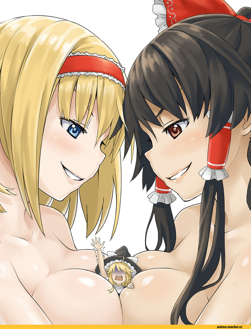 Kirisame Marisa, Touhou Project, Reimu Hakurei, Alice Margatroid, Anime Ero, Anime