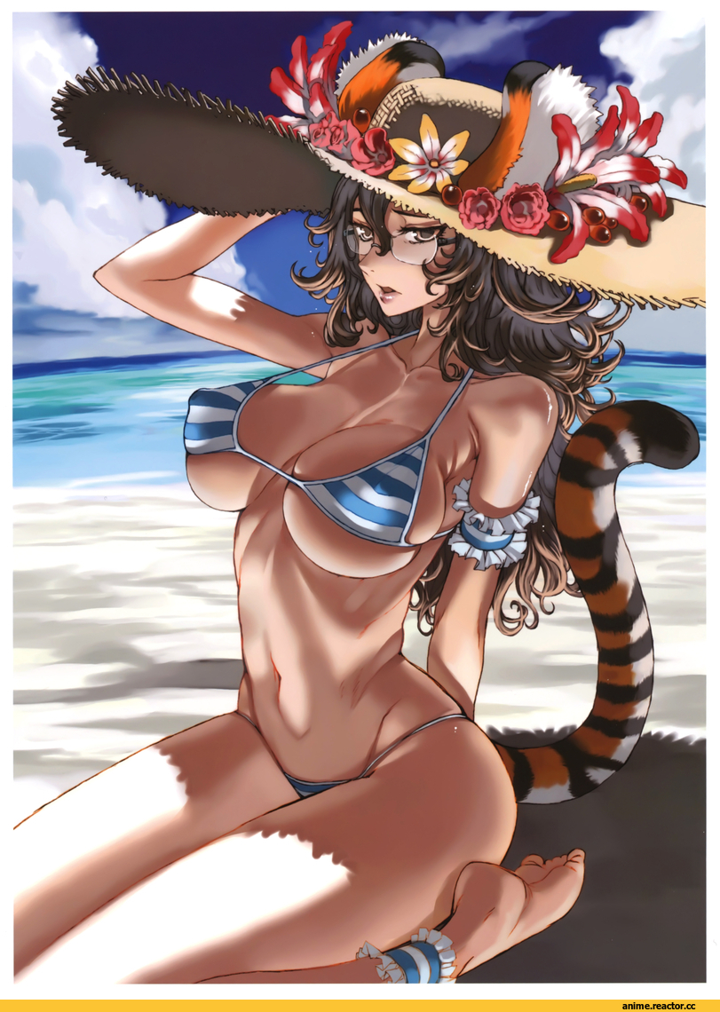 honjou raita, Anime Ero Swim, Anime Ero, Anime Ero Megane, Animal Ears, Anime