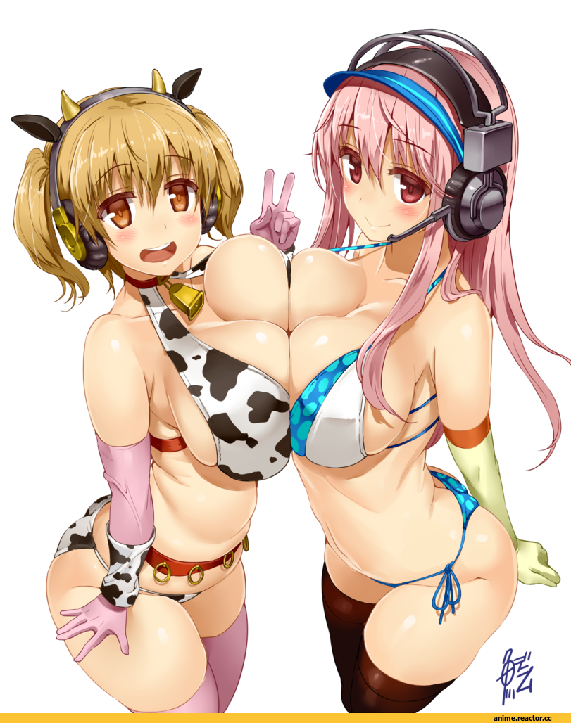 Uo Denim, Nitta Minami, Idolmaster, oikawa shizuku, Super Pochaco, Super Sonico, Anime Ero, Ushimimi, Animal Ears, Anime