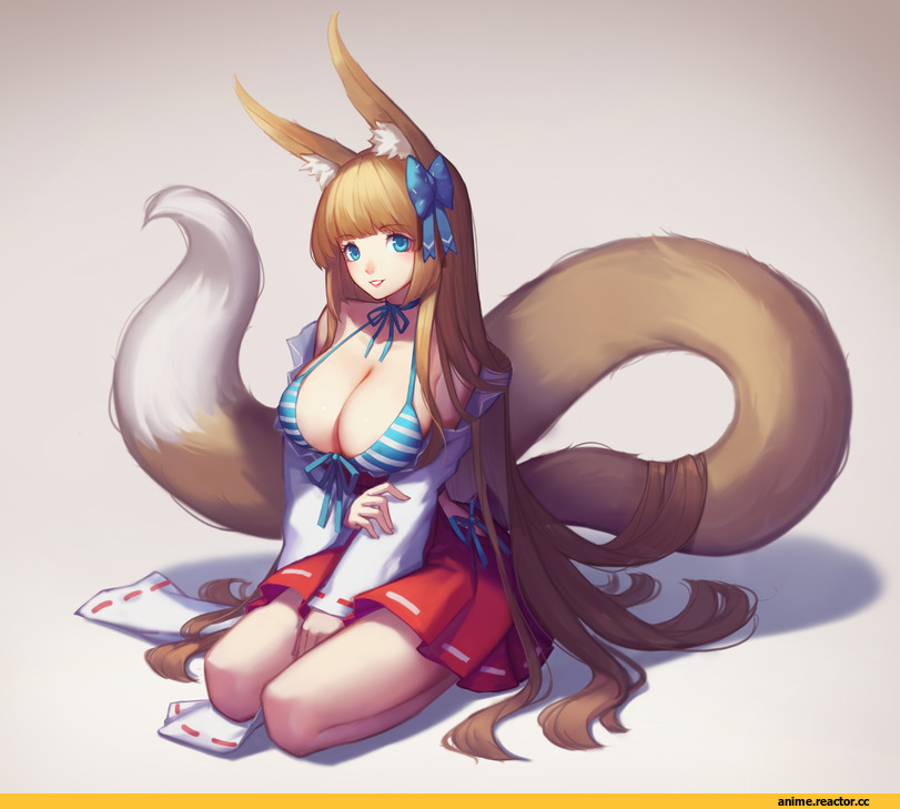 crimson k night, Anime Original, Anime Art, Anime Ero, Kitsune, Animal Ears, Anime