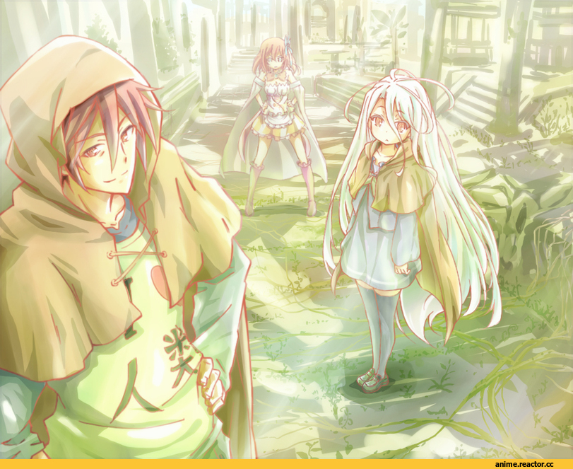 No Game No Life, Shiro (NGNL), Sora (NGNL), Stephanie Dola, Anime Art, Anime