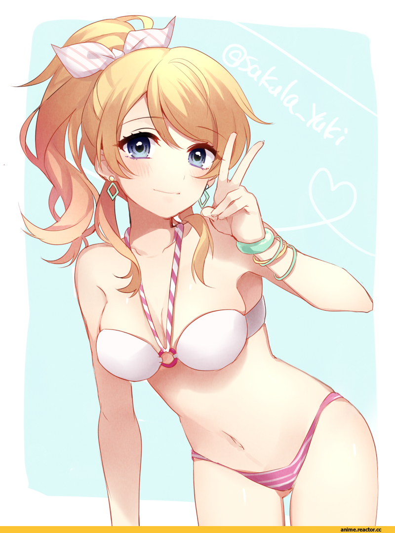 Anime Art, ichinose yukino, Anime Ero, Anime Ero Swim, Love Live!, Ayase Eli, Anime