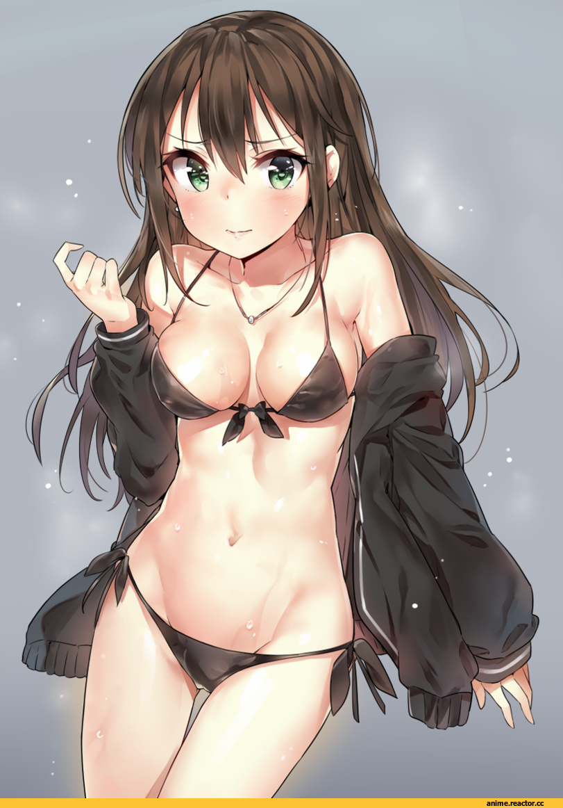 Anime Art, Cozyquilt, Anime Ero, Anime Ero Swim, Idolmaster, Shibuya Rin, в комментариях ещё, Anime