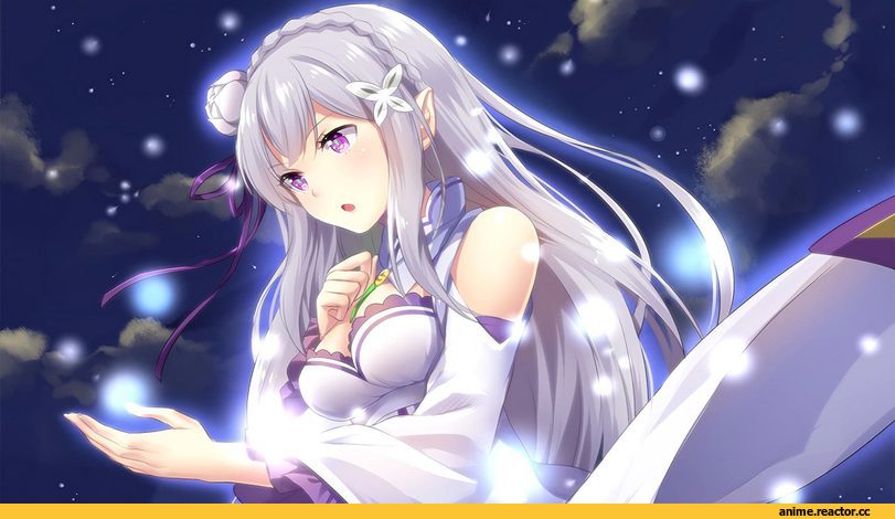 Emilia (re zero), Re Zero Kara Hajimeru Isekai Seikatsu, Anime