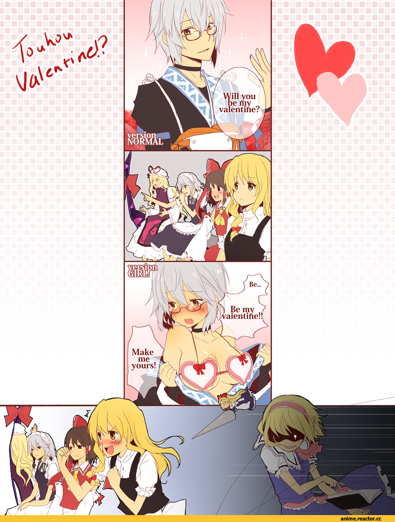 Alice Margatroid, Touhou Project, Hakurei Reimu, Izayoi Sakuya, Kirisame Marisa, Morichika Rinnosuke, Shanghai Doll, Yakumo Yukari, kurot, Anime Ero, Anime