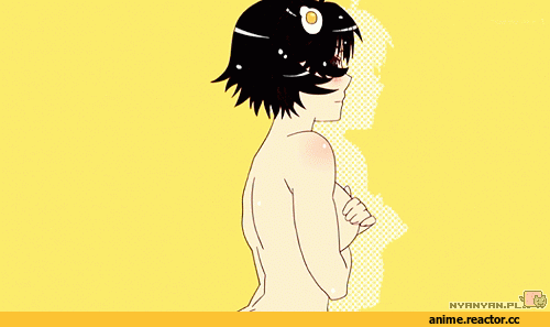 Anime Ero Gifs, Anime Ero, Araragi Karen, Monogatari (Series), Araragi Tsukihi, Anime