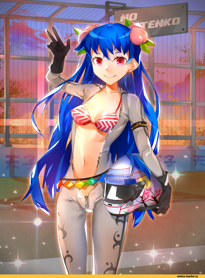 Anime Art, hihhih, Anime Ero, Touhou Project, Hinanawi Tenshi, Anime
