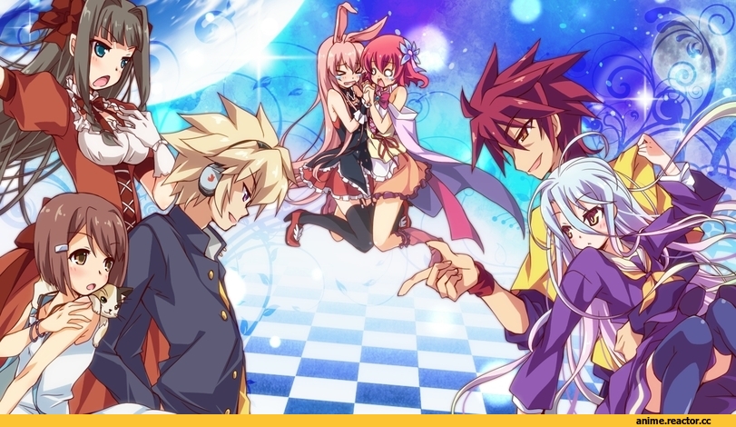 No Game No Life, Shiro (NGNL), Sora (NGNL), Stephanie Dola, Kasukabe You, Kudou Asuka, kurousagi (mondaiji), Sakamaki Izayoi, Mondaiji-tachi ga isekai kara kuru sou desu yo?, crossover, Anime