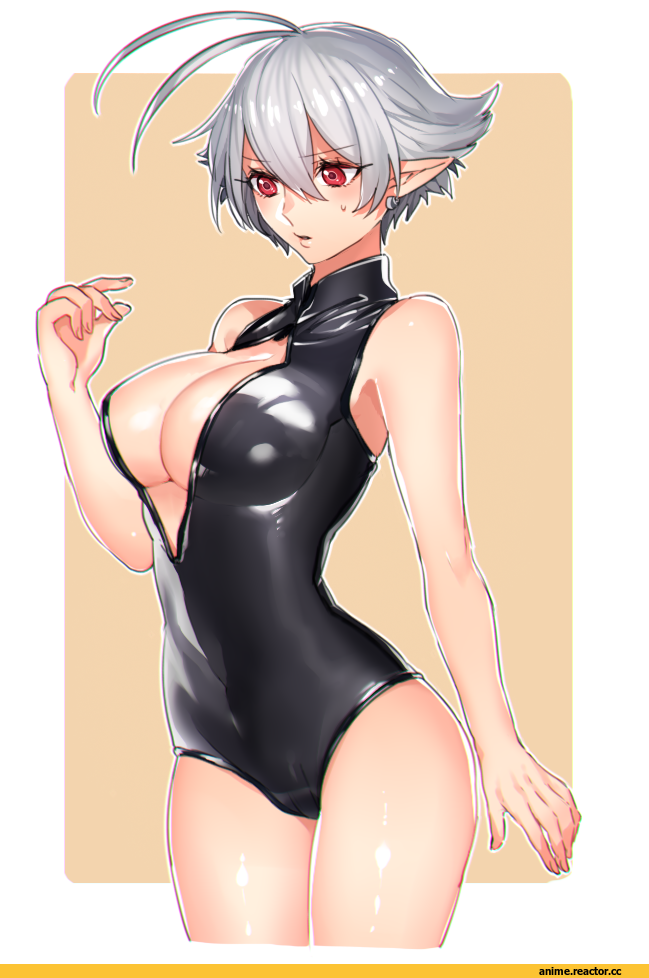 katagiri hachigou, Anime Ero, Front zipper swimsuit, Anime Ero Swim, Anime