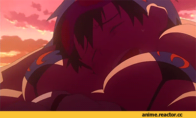 Simon (Gurren Lagann), Tengen Toppa Gurren Lagann, Yoko, anime gif, в комментах ещё одна, Anime Ero, Anime