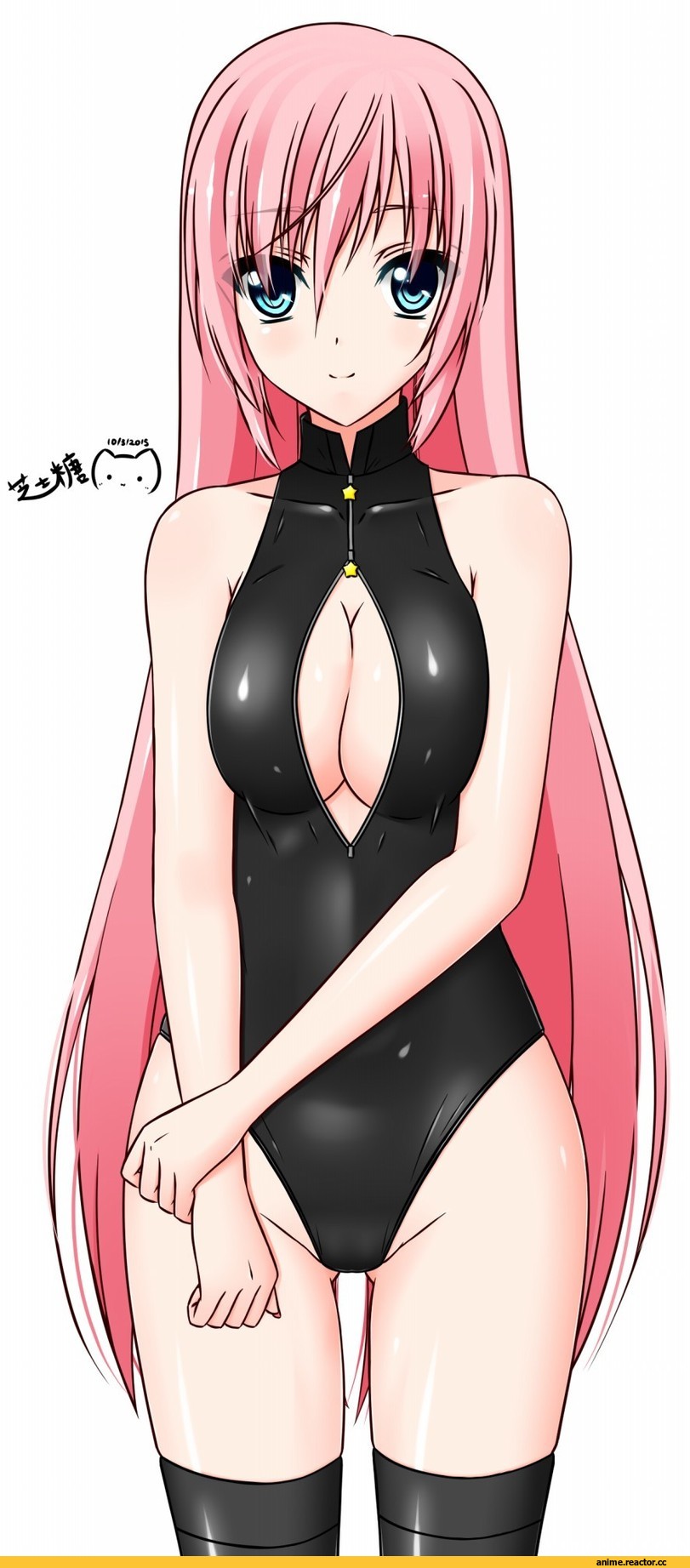 Anime Ero Swim, Anime Ero, Front zipper swimsuit, ppshex, Anime Original, Anime Art, Anime