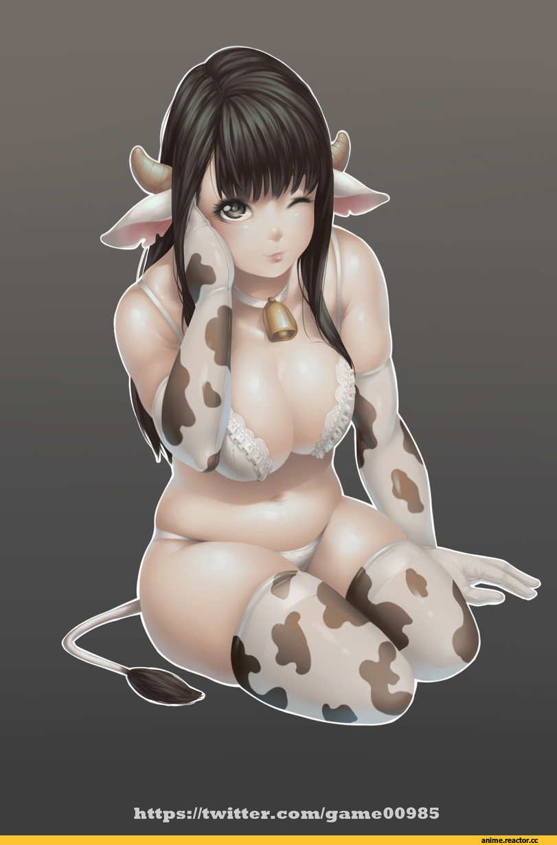 Anime Art, Rico (game00985), Ushimimi, Animal Ears, Anime Ero, Anime