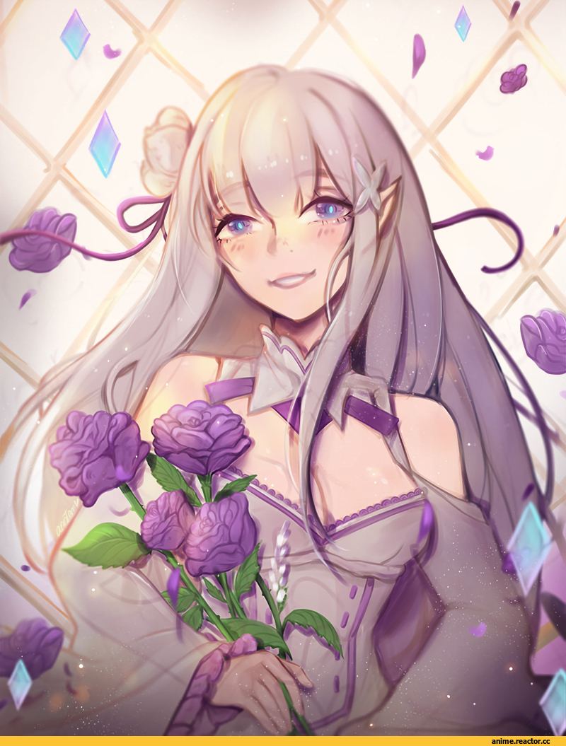 Re Zero Kara Hajimeru Isekai Seikatsu, Emilia (re zero), Ann Tan, Anime