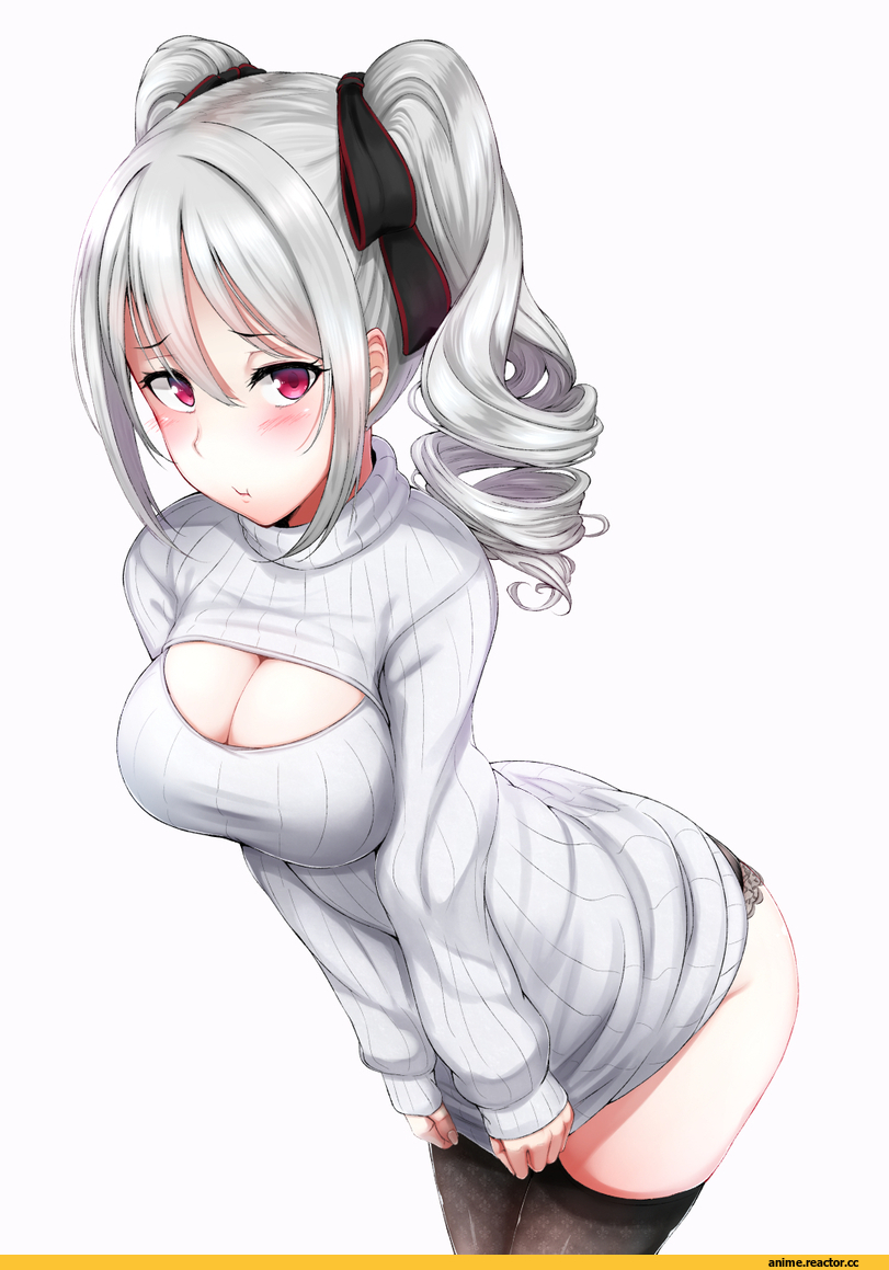 Kanzaki Ranko, Idolmaster, Open-Chest Sweater, Anime Ero, Anime