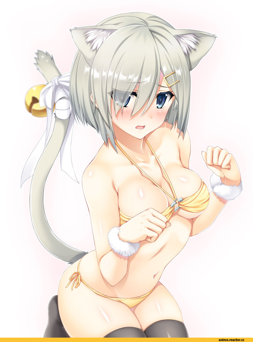 yujin-yujin, Hamakaze (Kantai Collection), Kantai Collection, Anime Ero, neko, Animal Ears, Anime