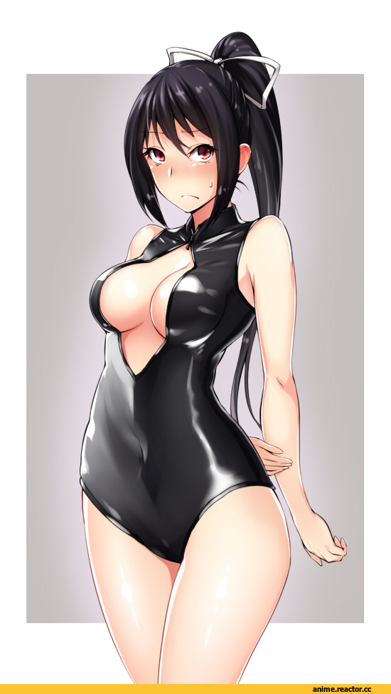tsugaru (co-walker), Anime Original, Anime Art, Front zipper swimsuit, Anime Ero Swim, Anime Ero, Anime