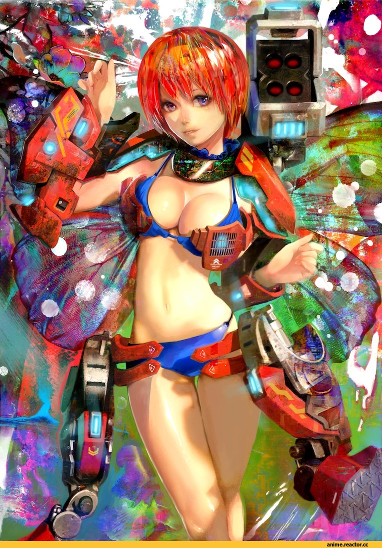 Anime Art, Anime Ero Swim, Anime Ero, uedajyoko, Anime
