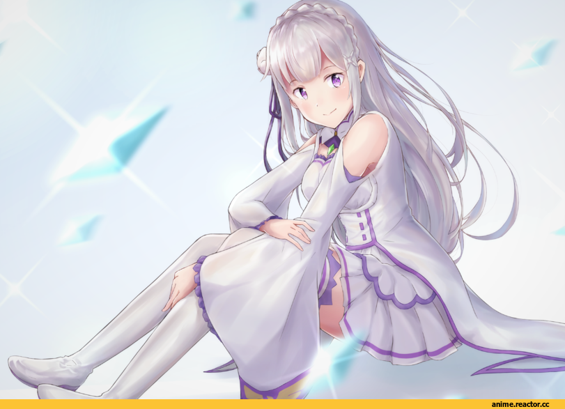 Re Zero Kara Hajimeru Isekai Seikatsu, Emilia (re zero), taka-chan, Anime