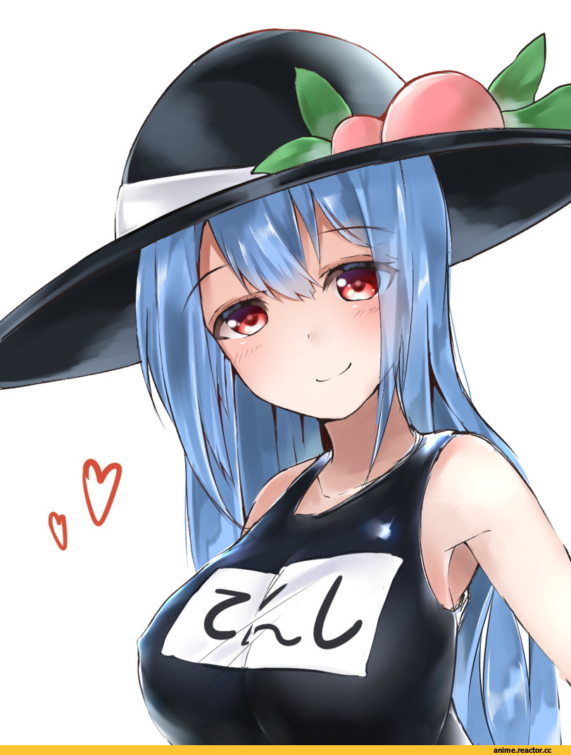 Touhou Project, Hinanawi Tenshi, Anime Ero Swim, Anime Ero, emushake, Anime