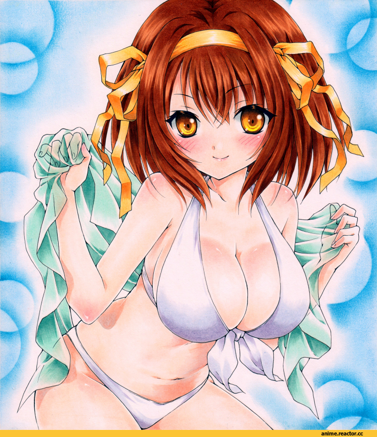 Anime Ero Swim, Anime Ero, Suzumiya Haruhi, Меланхолия Харухи Судзумии, ren (endscape20), Anime Art, Anime
