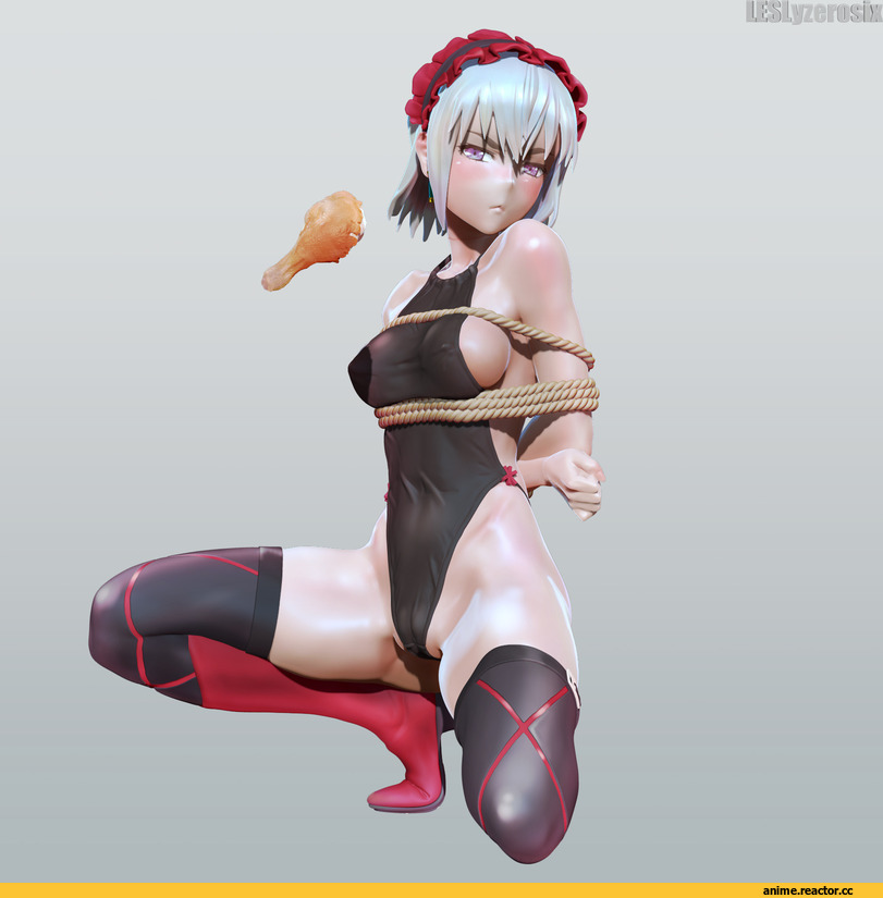 hitsugi no chaika, Chaika Bogdan, Anime Ero, Adult BDSM, LESLyzerosix, Anime