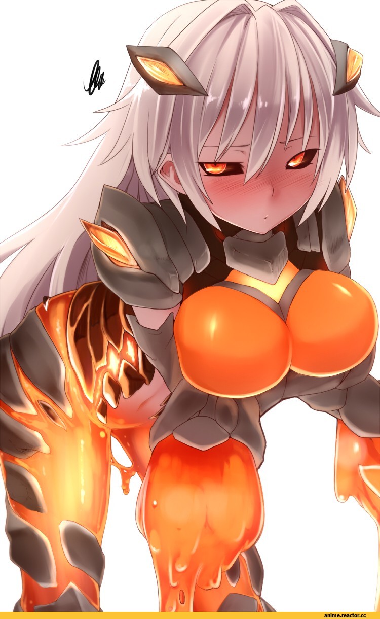 Monster Girl Encyclopedia, Monster Girl (Anime), Anime Art, Lava Golem, Anime Ero, Anime