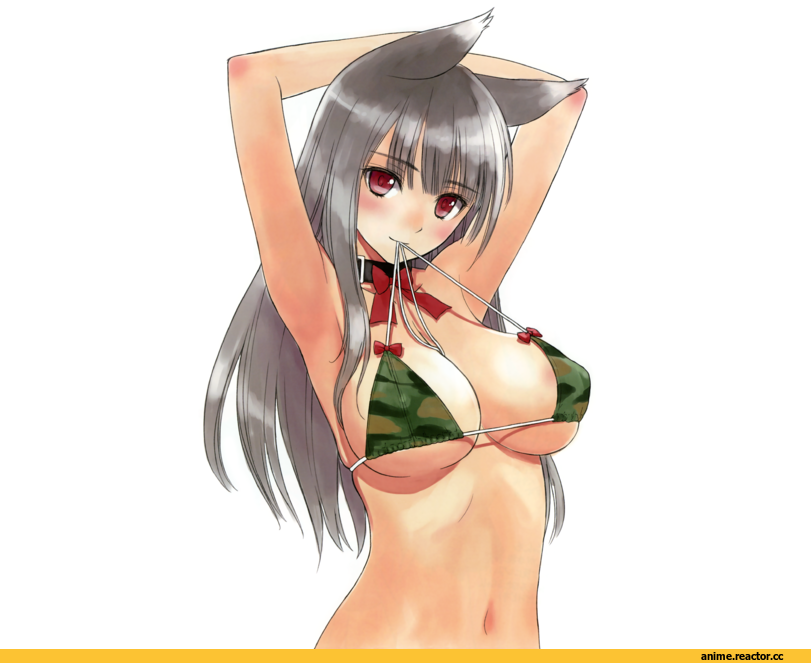 Anime Ero Swim, Anime Ero, AO, Anime Art, tanaka takayuki, nekomimi, Animal Ears, Anime