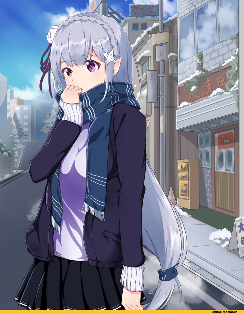 Re Zero Kara Hajimeru Isekai Seikatsu, Emilia (re zero), Anime
