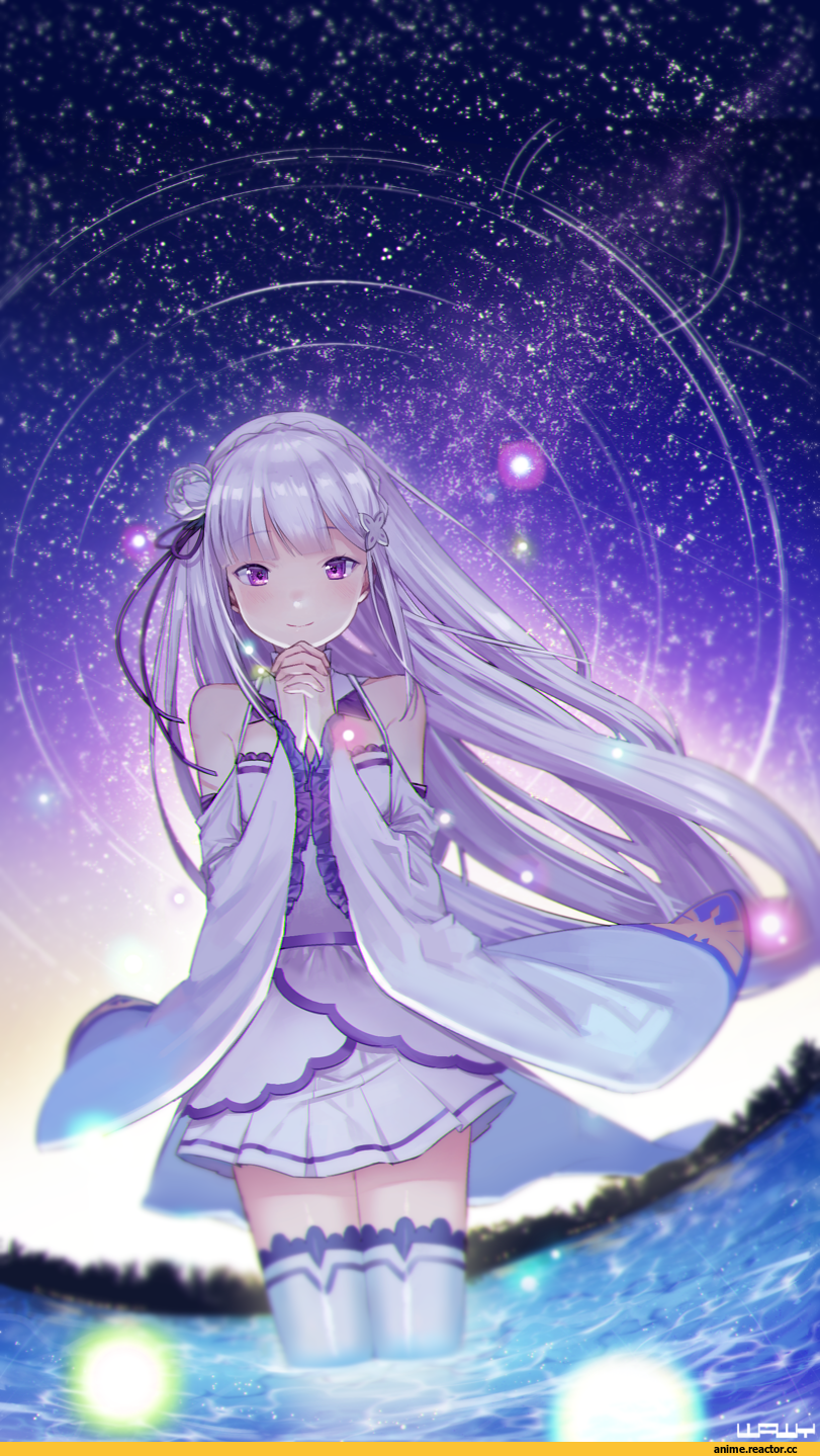 Emilia (re zero), Re Zero Kara Hajimeru Isekai Seikatsu, waya (bombe), Anime