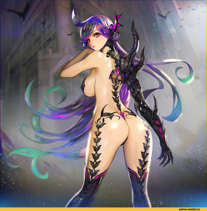 Anime Art, AO, Astarone, Anime Ero, oshiri, Anime