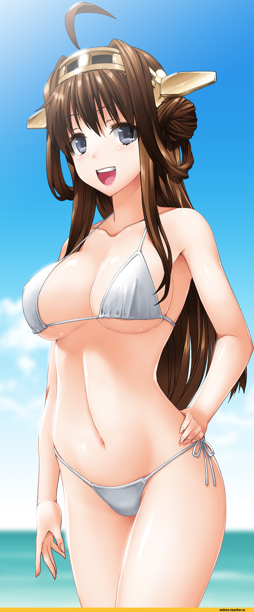 Anime Ero Swim, Anime Ero, Kongou (Kantai Collection), Kantai Collection, byeontae jagga, Anime Art, Anime