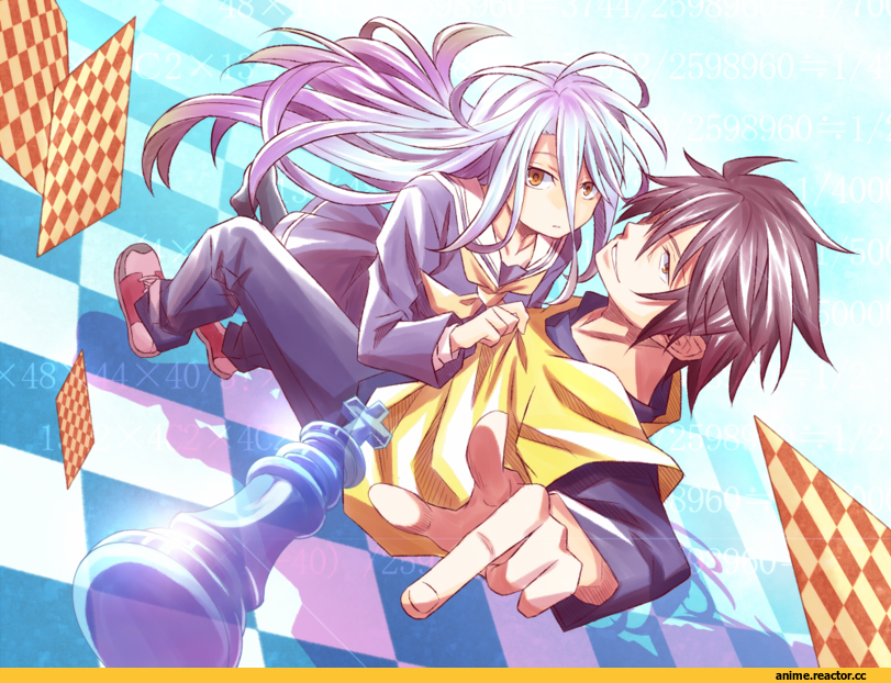 Shiro (NGNL), No Game No Life, Sora (NGNL), Anime