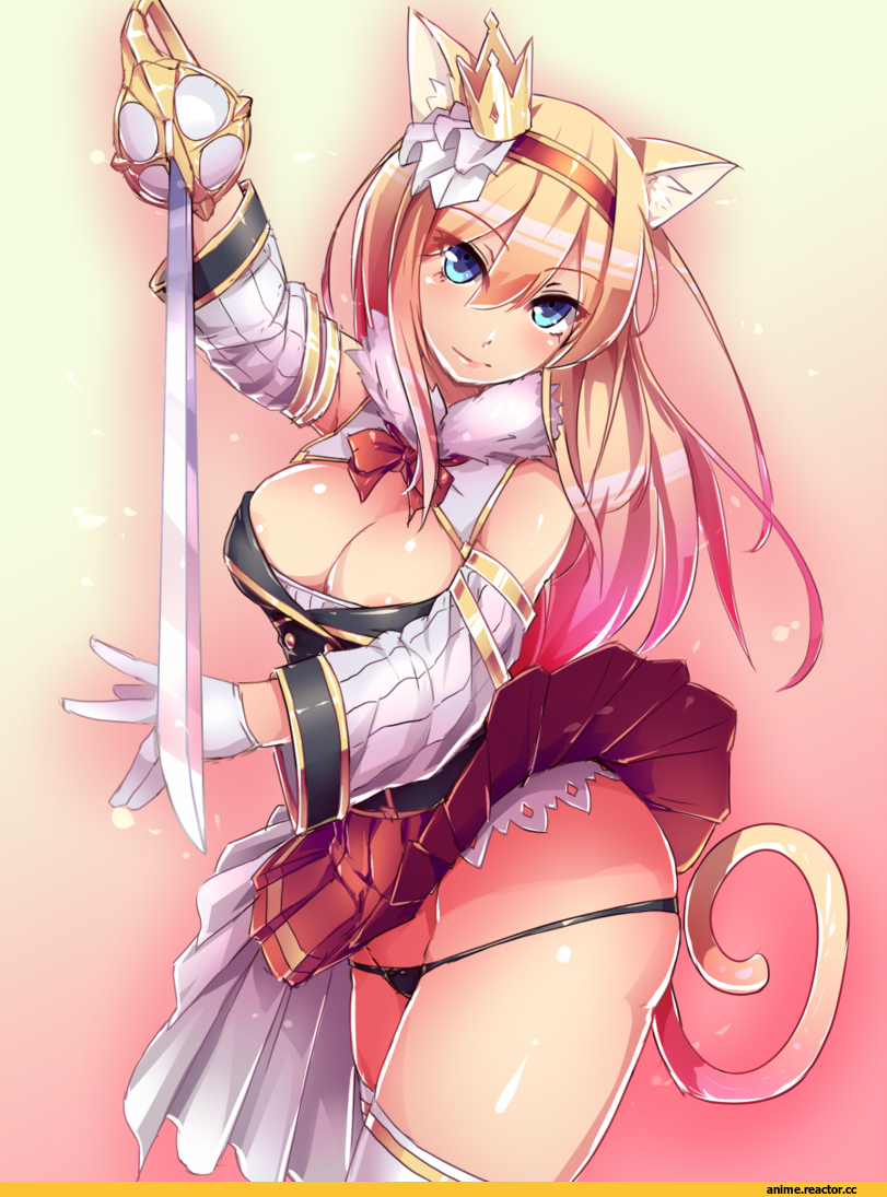 Animal Ears, nekomimi, big breasts, Anime Adult pantsu, Anime Ero, Anime