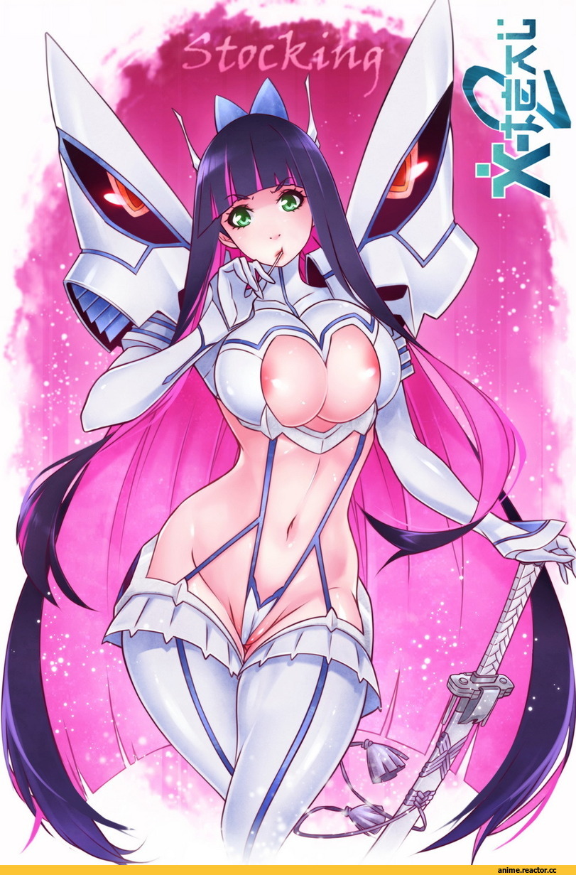 Anime Ero, Kill la Kill, Panty & Stocking, stoking, crossover, Anime