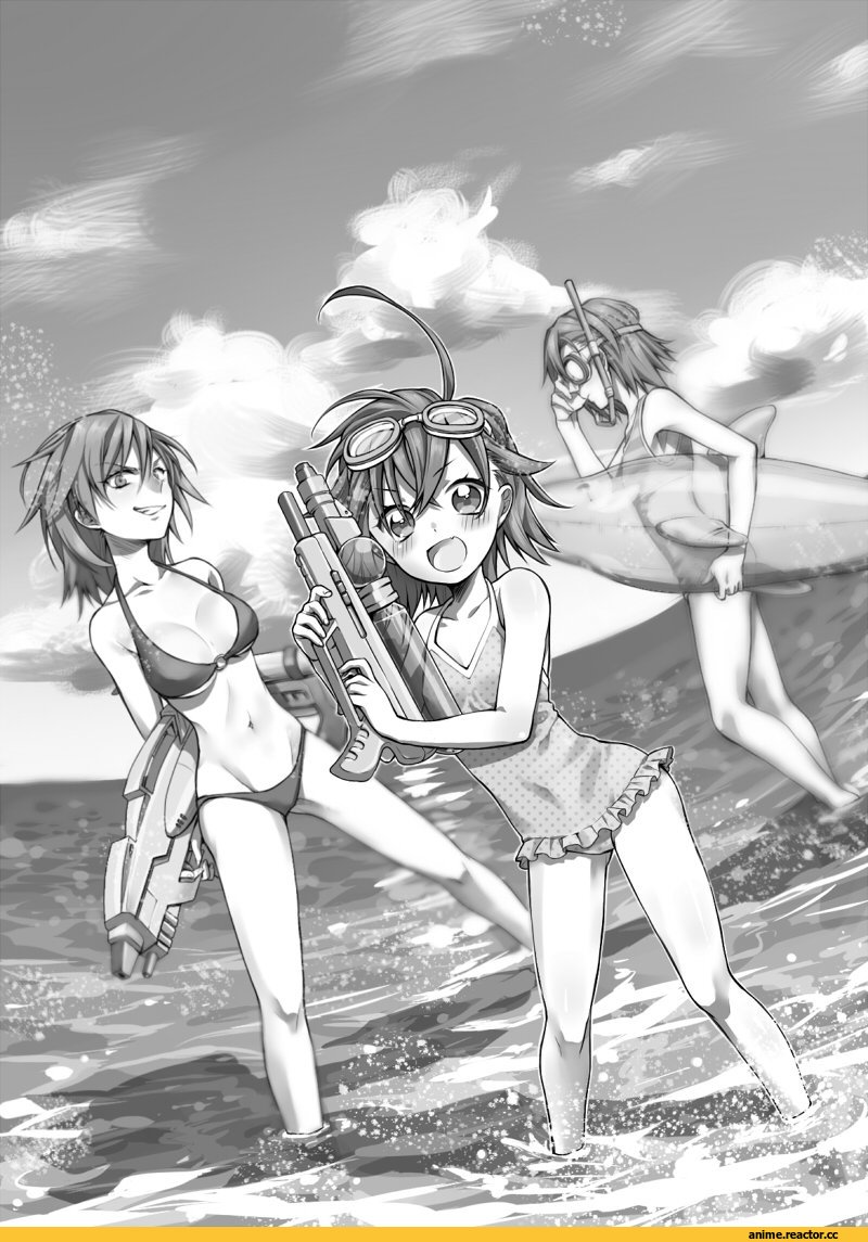 ToAru, Misaka Imouto, Misaka Worst, Last Order, Anime Ero Swim, Anime Ero, Anime Paint, Anime Art, Monochrome (Anime), Anime
