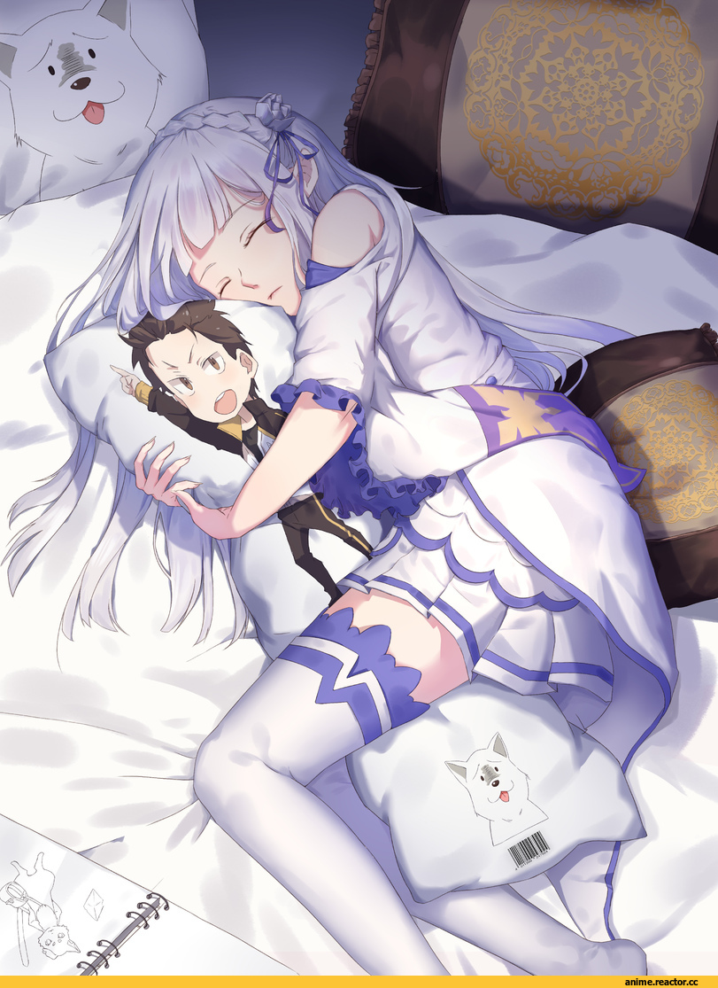 yuwan 2333, Emilia (re zero), Re Zero Kara Hajimeru Isekai Seikatsu, Anime