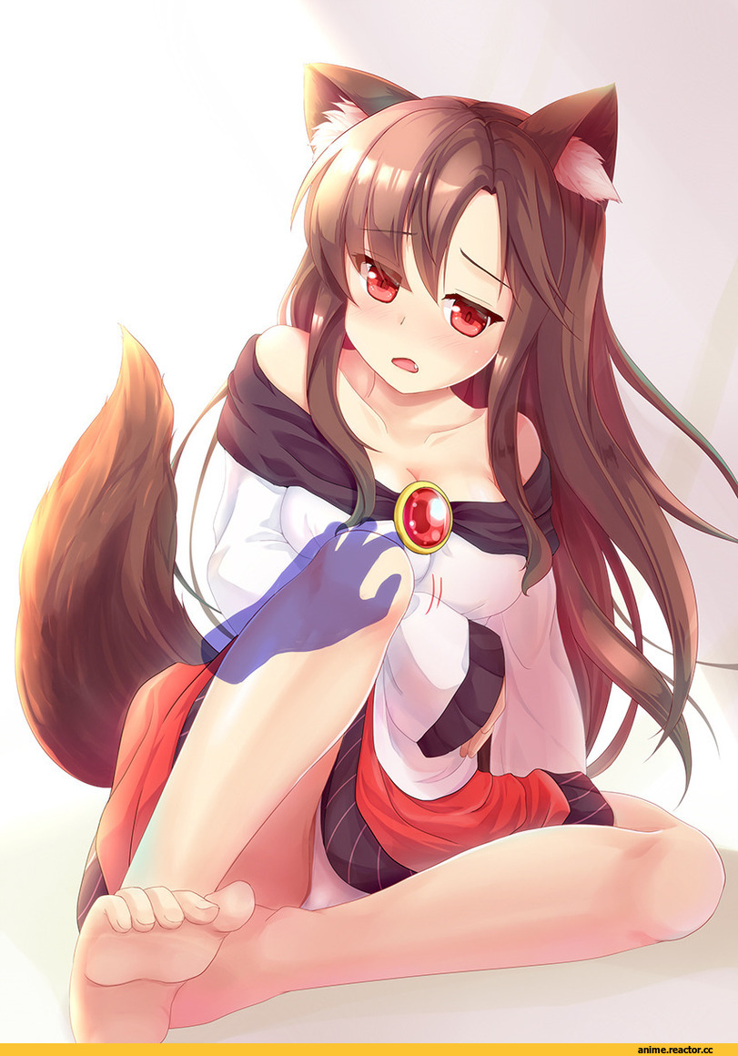 Anime Art, niiya, Animal Ears, Inumimi, Anime Ero, Touhou Project, Imaizumi Kagerou, Anime