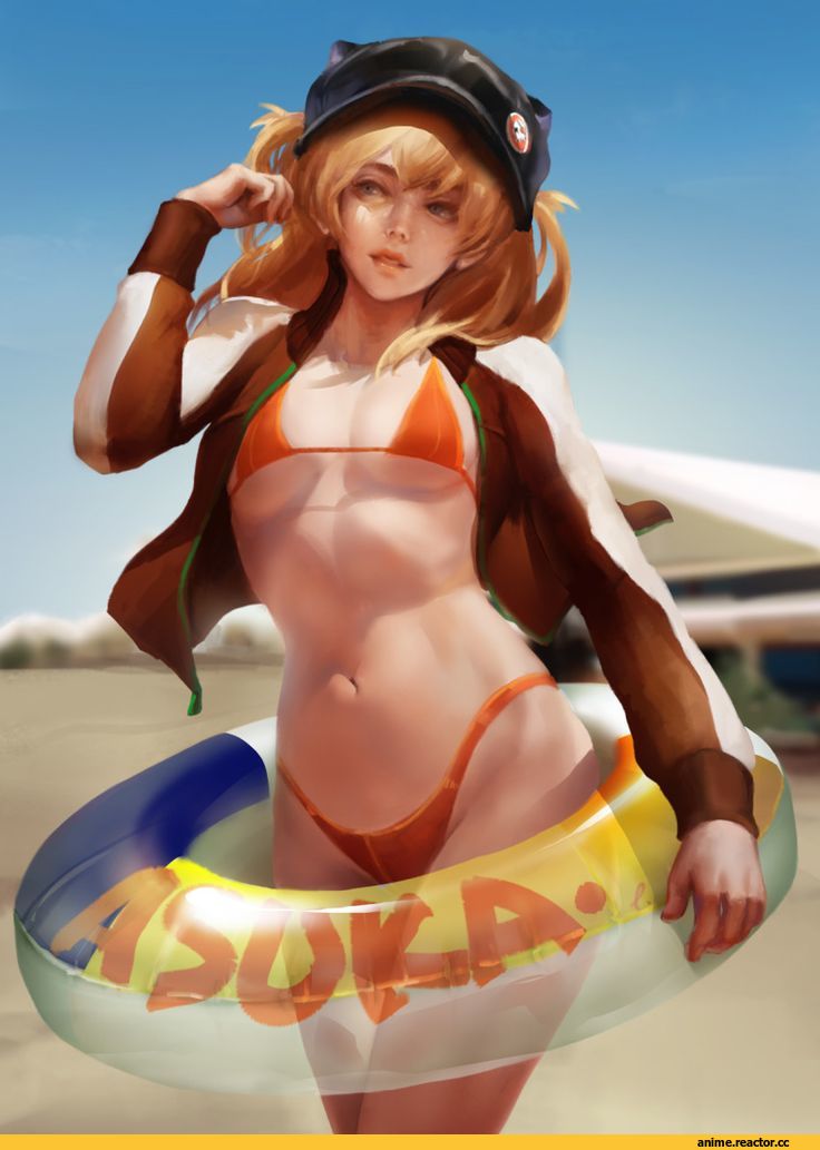 Evangelion, Asuka Langley, Anime Ero Swim, Anime Ero, Anime