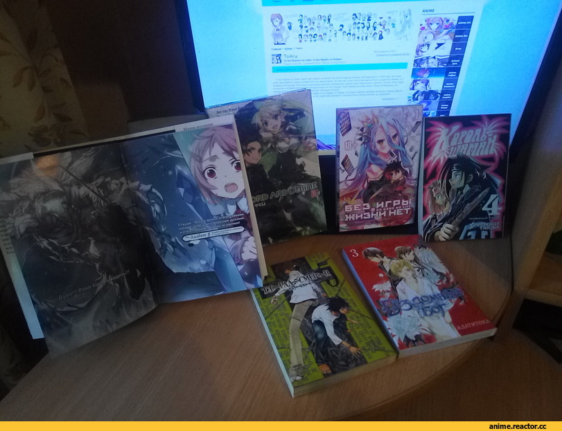 ранобэ, Sword Art Online, Noragami, No Game No Life, Shaman King, death note, Anime