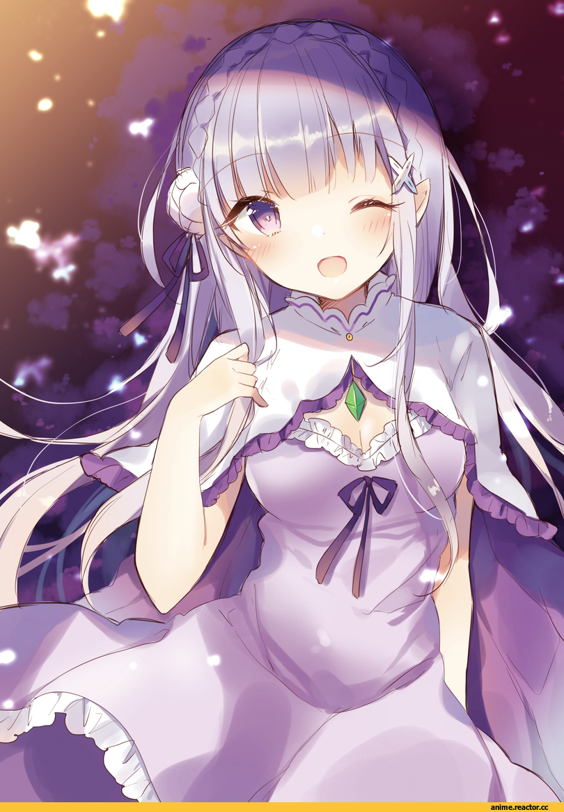 Emilia (re zero), Re Zero Kara Hajimeru Isekai Seikatsu, kanadetsuki shion, Anime