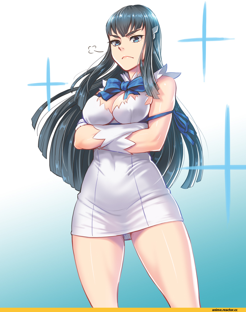 crossover, Anime Ero, Kiryuuin Satsuki, Kill la Kill, Hestia (Danmachi), Anime