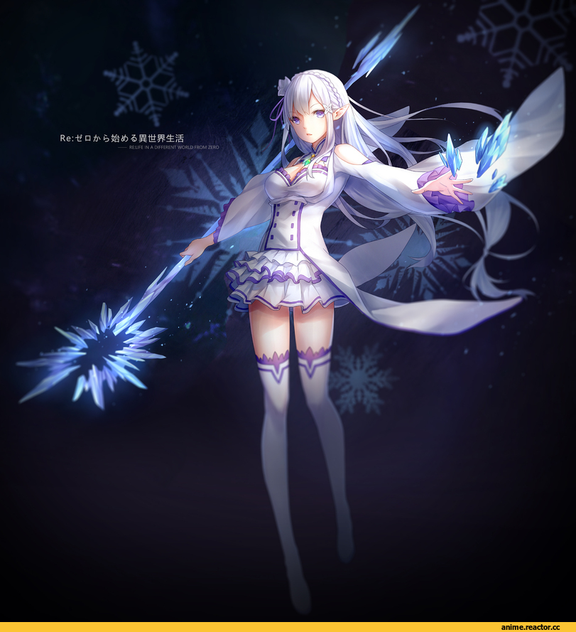Emilia (re zero), Re Zero Kara Hajimeru Isekai Seikatsu, kurisu tina, Anime